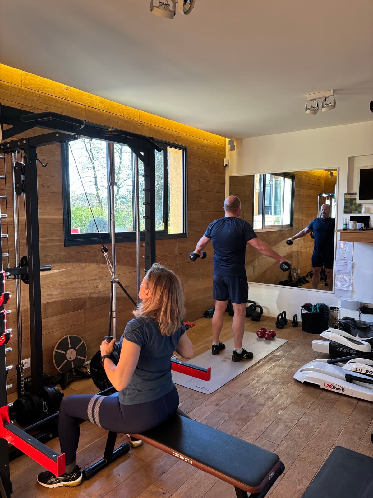 Coaching en duo salle de sport à domicile